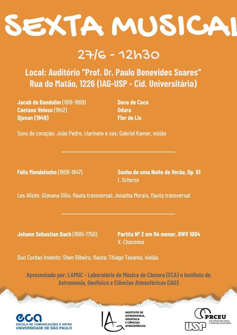 Sexta musical 27.06.25