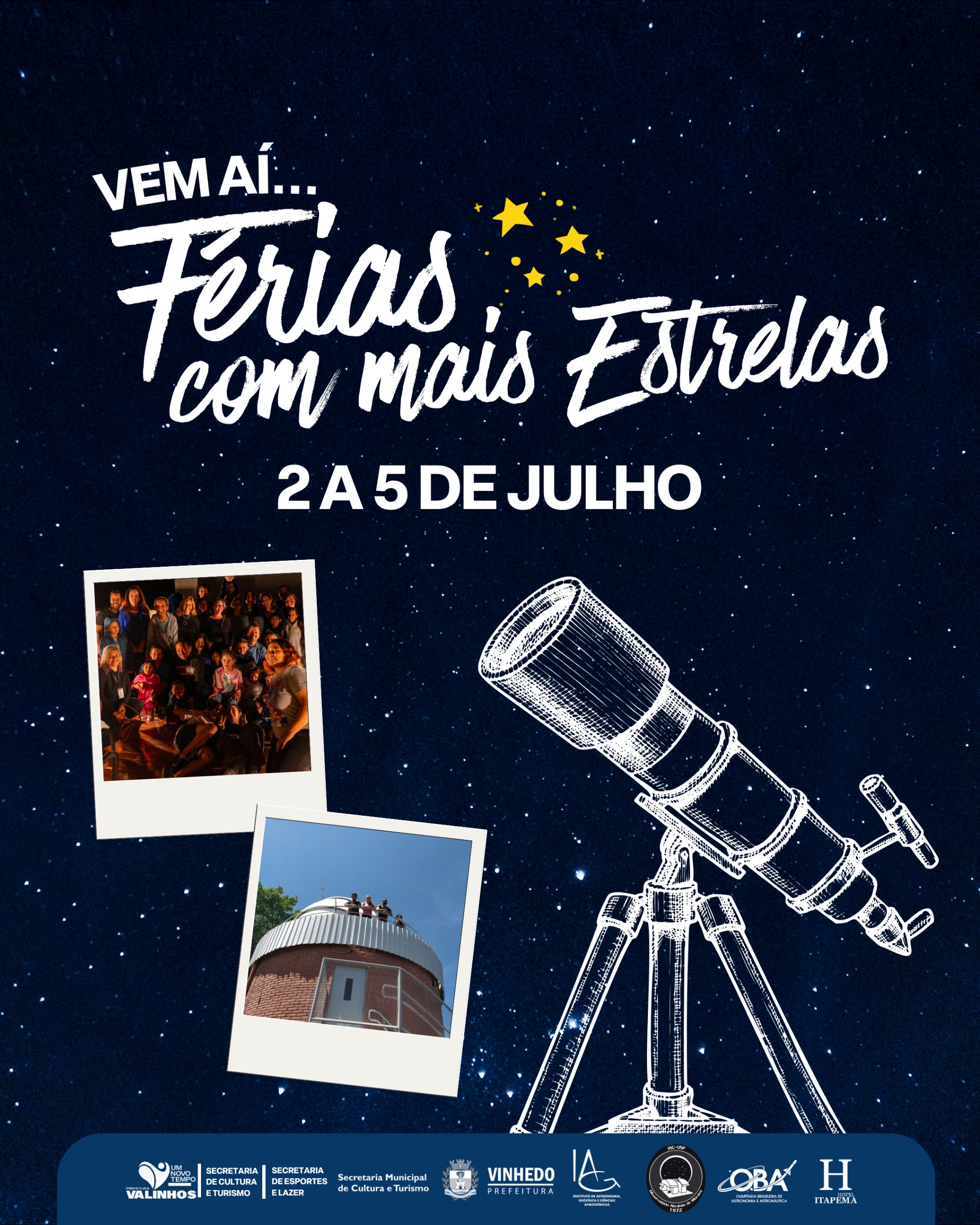 Férias com mais estrelas 2025